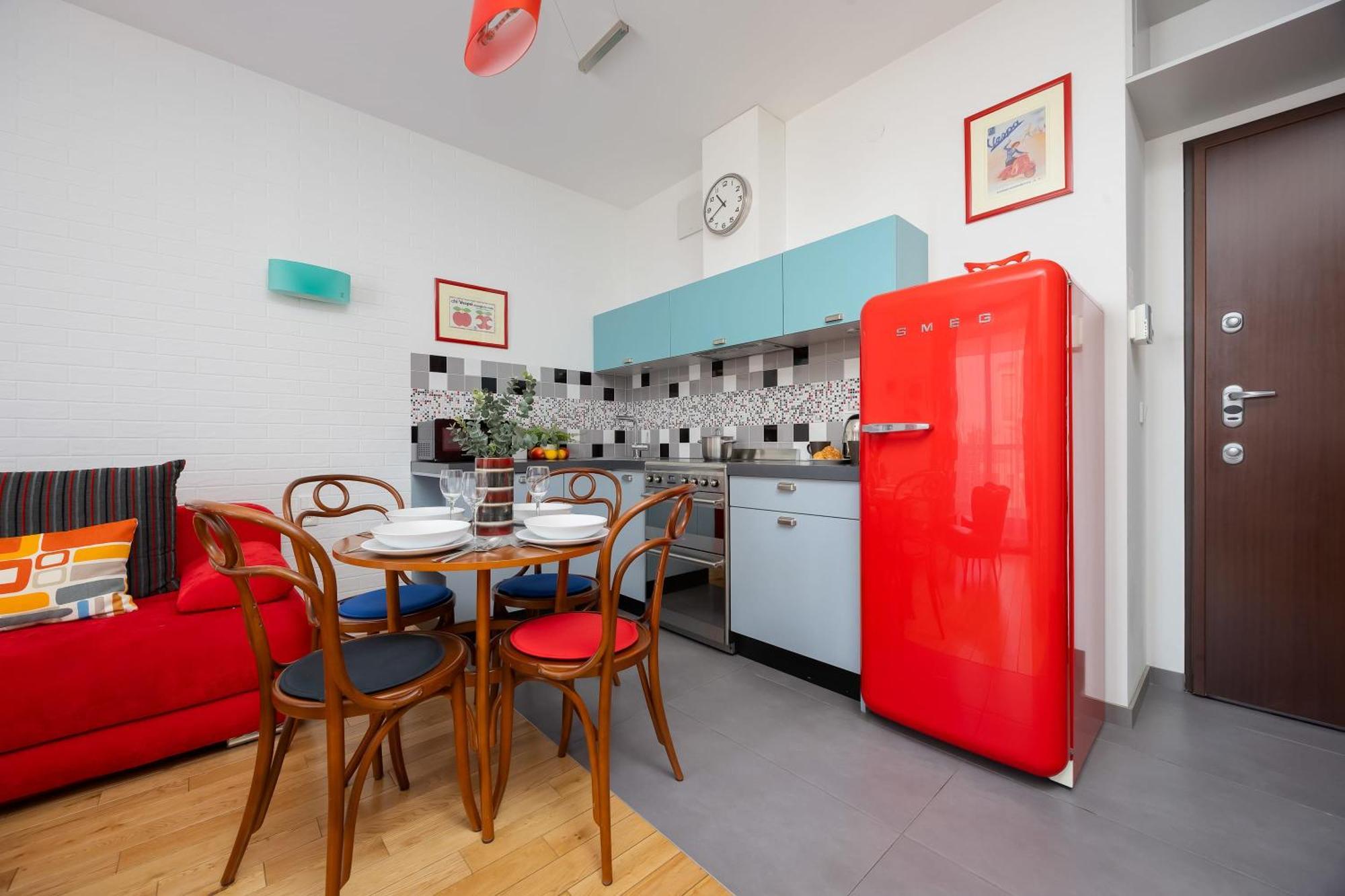Leszczynska American Retro With Balcony Warsaw's Powisle By Renters Apartament Warszawa